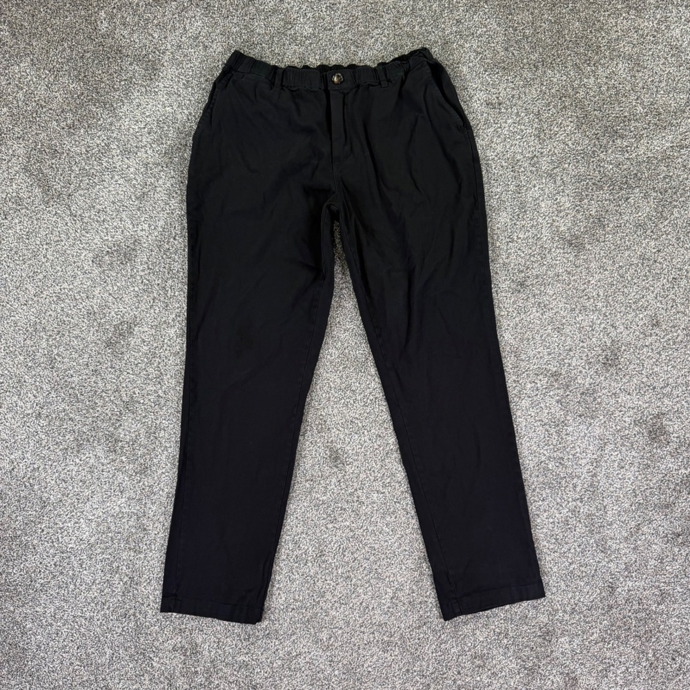 Cove USA Chino Pants Mens 34 Black Stretch Joggers Hiking Casual Work‎ Gorpcore